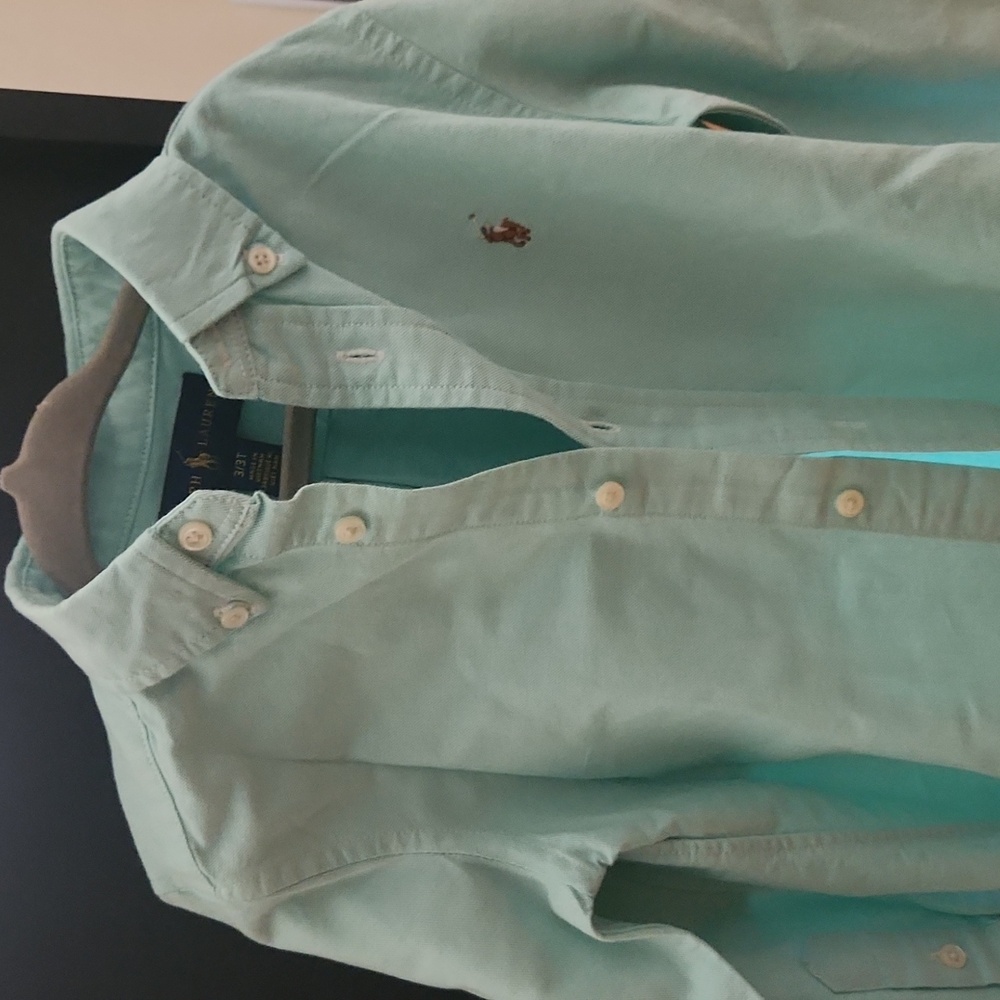 Ralph Lauren light green 3T buttondown